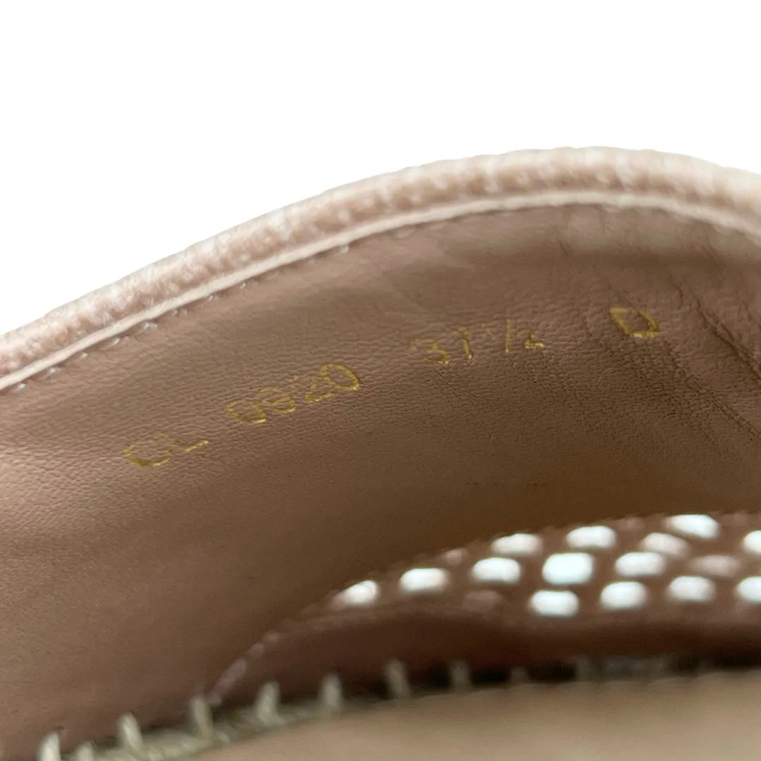 Christian Dior Dusty Pink Mesh Granville Espadrille Flats